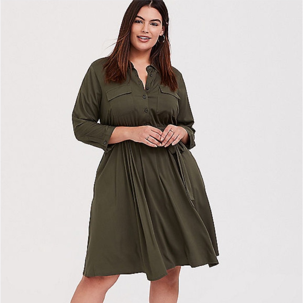 Green Torrid dress